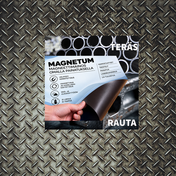 5 KPL KOKO 70 × 45 cm  MAGNETUM Magneettimainos omalla painatuksella