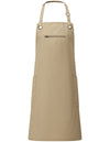 Premier Workwear 'Barley' Contrast Stitch Sustainable Bib Apron  --PW121