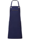 Premier Workwear 'Barley' Contrast Stitch Sustainable Bib Apron  --PW121
