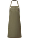 Premier Workwear 'Barley' Contrast Stitch Sustainable Bib Apron  --PW121