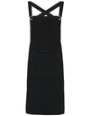 Premier Workwear Cross Back Barista Bib Apron  --PW129