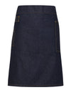 Premier Workwear Division Waxed Look Denim Waist Apron  --PW135