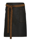 Premier Workwear Division Waxed Look Denim Waist Apron  --PW135
