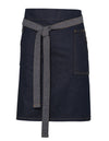 Premier Workwear Division Waxed Look Denim Waist Apron  --PW135
