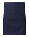 Premier Workwear Colours Mid Length Apron with Pocket  --PW141