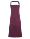 Premier Workwear Colours Collection Bib Apron With Pocket  --PW154