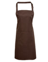 Premier Workwear Colours Collection Bib Apron With Pocket  --PW154