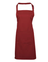 Premier Workwear Colours Collection Bib Apron With Pocket  --PW154