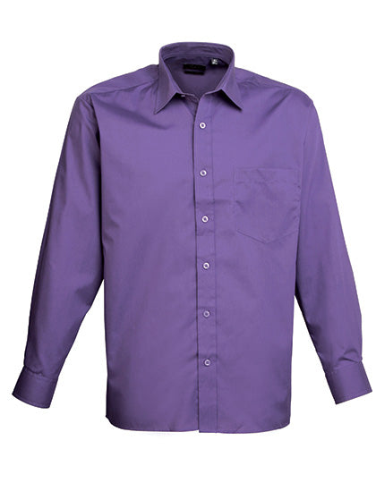 Premier Workwear Men´s Poplin Long Sleeve Shirt