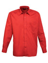 Premier Workwear Men´s Poplin Long Sleeve Shirt