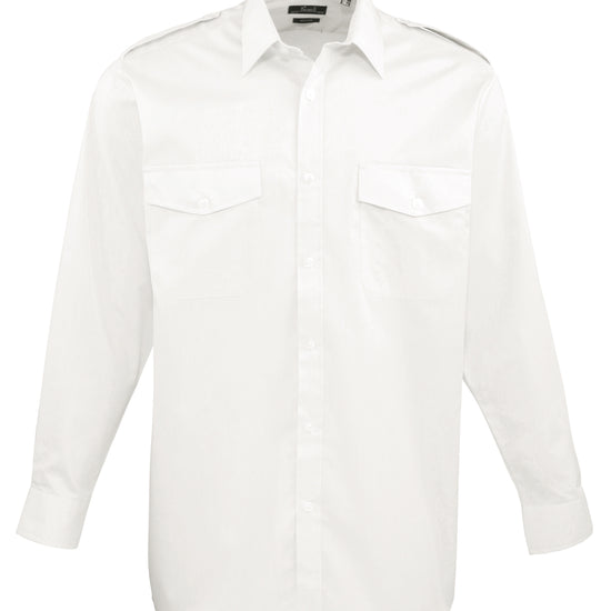 Premier Workwear Pilot Shirt Long Sleeve