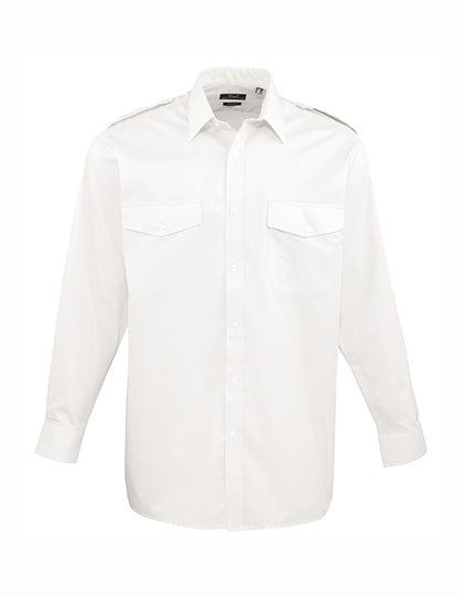 Premier Workwear Pilot Shirt Long Sleeve