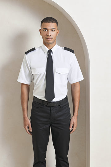 Premier Workwear Pilot Shirt Short Sleeve