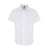 Premier Workwear Men´s Stretch Fit Poplin Short Sleeve Cotton Shirt