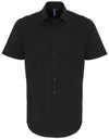 Premier Workwear Men´s Stretch Fit Poplin Short Sleeve Cotton Shirt