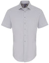 Premier Workwear Men´s Stretch Fit Poplin Short Sleeve Cotton Shirt