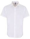 Premier Workwear Men´s Stretch Fit Poplin Short Sleeve Cotton Shirt