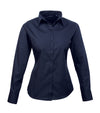 Premier Workwear Women´s Poplin Long Sleeve Blouse  --PW300