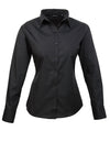 Premier Workwear Women´s Poplin Long Sleeve Blouse  --PW300
