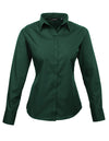 Premier Workwear Women´s Poplin Long Sleeve Blouse  --PW300