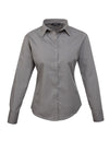 Premier Workwear Women´s Poplin Long Sleeve Blouse  --PW300