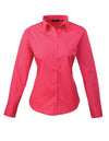 Premier Workwear Women´s Poplin Long Sleeve Blouse  --PW300