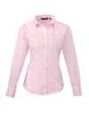 Premier Workwear Women´s Poplin Long Sleeve Blouse  --PW300
