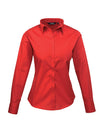Premier Workwear Women´s Poplin Long Sleeve Blouse  --PW300