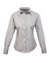 Premier Workwear Women´s Poplin Long Sleeve Blouse  --PW300