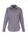 Premier Workwear Women´s Poplin Long Sleeve Blouse  --PW300