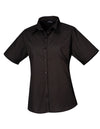 Premier Workwear Women´s Poplin Short Sleeve Blouse  --PW302