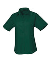 Premier Workwear Women´s Poplin Short Sleeve Blouse  --PW302