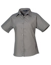 Premier Workwear Women´s Poplin Short Sleeve Blouse  --PW302