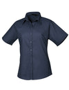 Premier Workwear Women´s Poplin Short Sleeve Blouse  --PW302