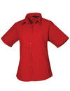 Premier Workwear Women´s Poplin Short Sleeve Blouse  --PW302