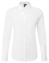 Premier Workwear Women’s Long Sleeve ‘Recyclight’ Poplin Shirt  --PW303