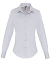 Premier Workwear Women´s Stretch Fit Poplin Long Sleeve Cotton Shirt  --PW344
