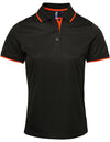 Premier Workwear Women´s Contrast Coolchecker® Polo  --PW619