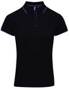 Premier Workwear Women´s Contrast Coolchecker® Polo  --PW619