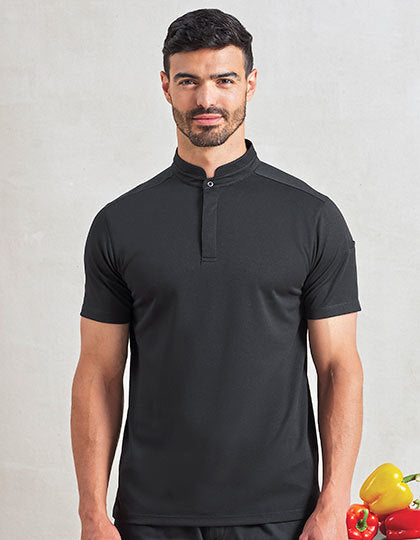 Premier Workwear Essential ´Coolchecker®´ Chefs Shirt - Short Sleeve --PW646