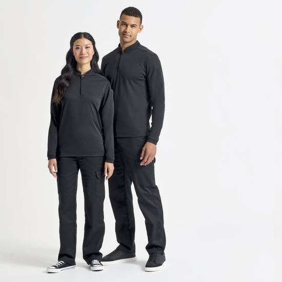 Premier Workwear Essential ´Coolchecker®´ Chefs Shirt - Long Sleeve PW647