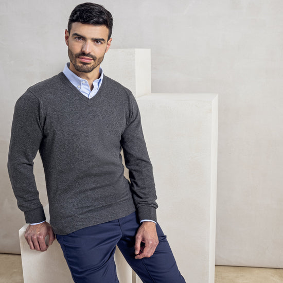 Premier Workwear Men´s V-Neck Knitted Sweater