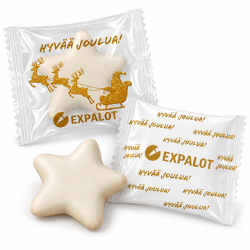 (1,24€-KPL) Tähtipiparkakku omalla painatuksella (0178/Xmas)