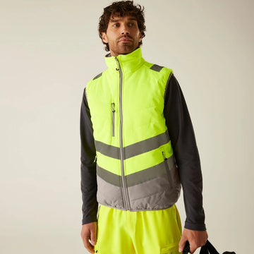 Regatta High Visibility Hi-Vis 2-Tone Thermal Baffle Bodywarmer  RG20200