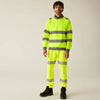 Regatta High Visibility Hi-Vis Pro Contract Crew Neck Sweatshirt RG8130
