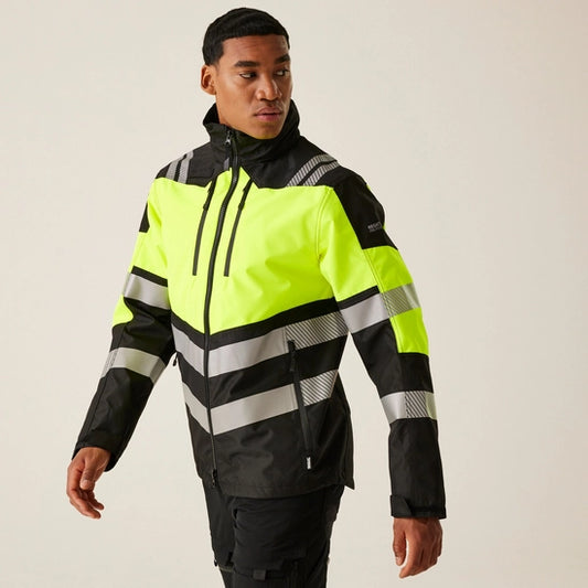 Regatta High Visibility Hi-Vis X-Pro Waterproof Shell Jacket (Class 2)  RG550