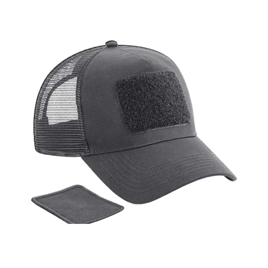 Beechfield -Snapback lippis Removable Patch Trucker (CB641)