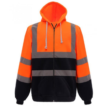 YOKO Hi-Vis Zip Hoodie HVK07