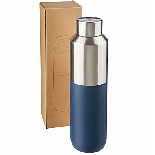 Kierrätetystä ruostumattomasta teräksestä valmistettu kaksiseinäinen juomapullo (600 ml) Esen