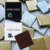 FAIRTRADE Mini Square 5 g Tumma suklaa – mainossuklaa omalla painatuksella (0040/FAIRTRADE)- (Minimi 1000 kpl)